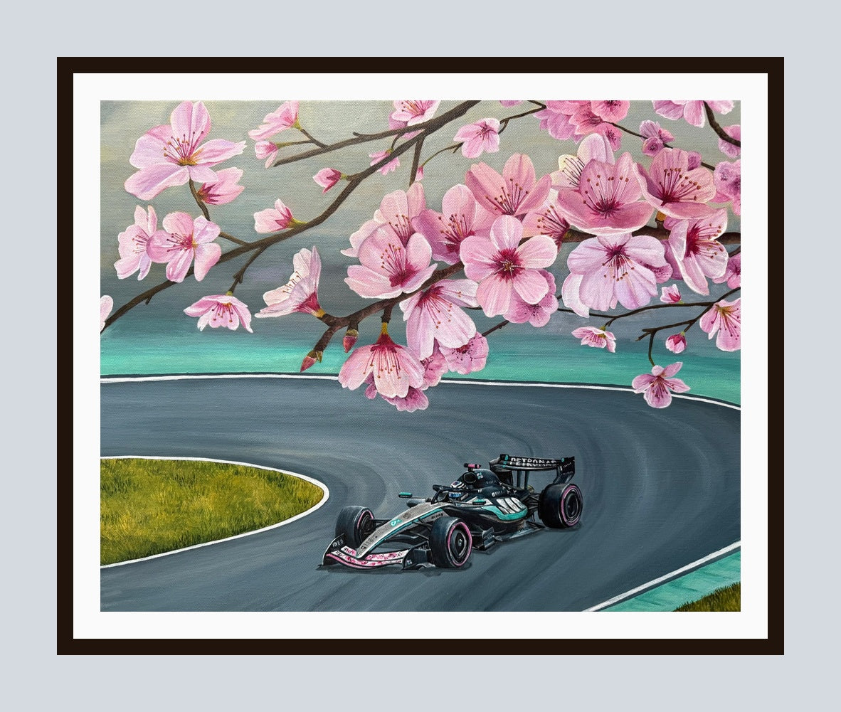 Suzuka様*size120 5/1 Suzuka Circuit - In Bloom | Print – IzzyDavisArt