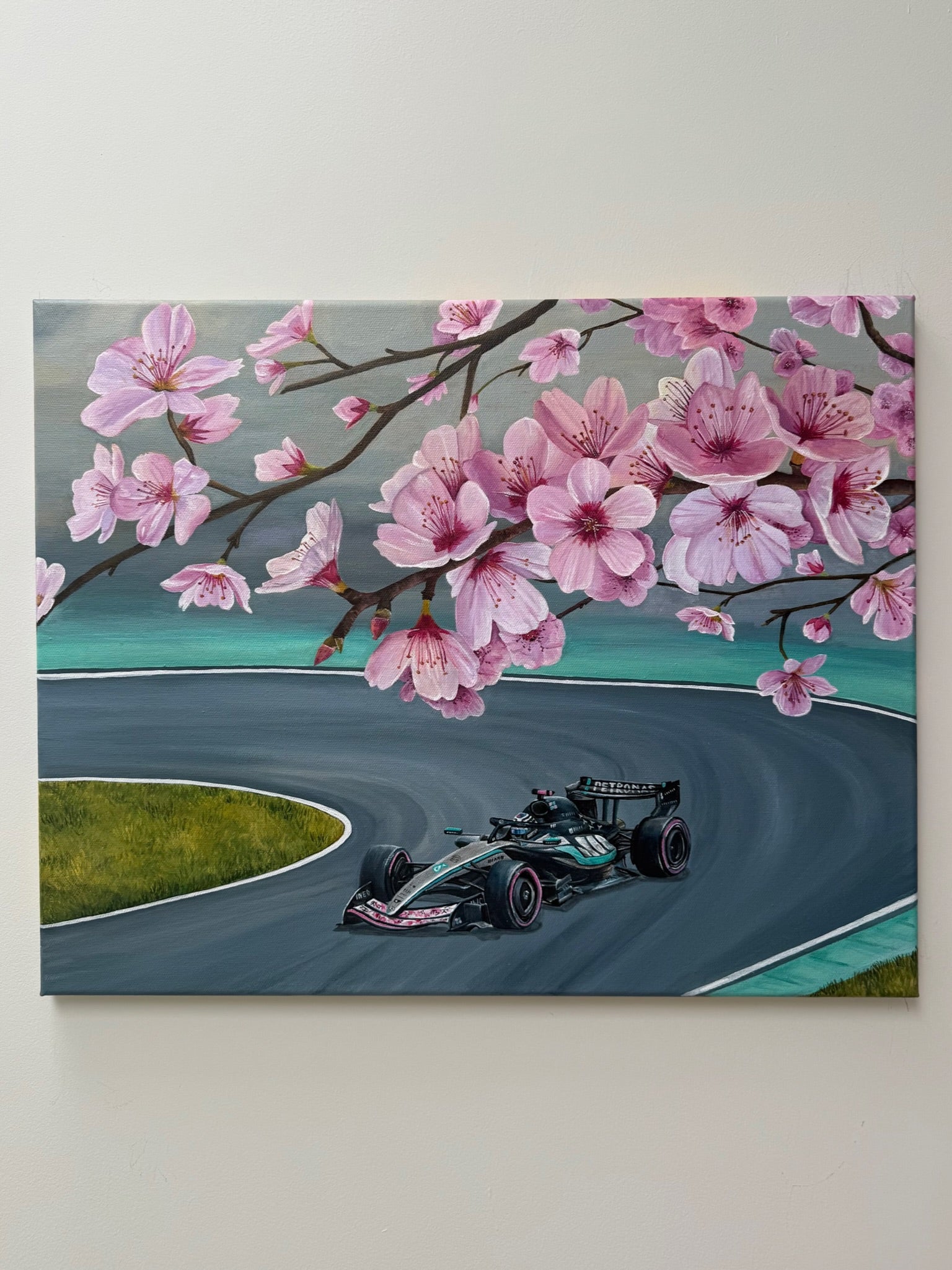 Suzuka Circuit - In Bloom | Original Painting