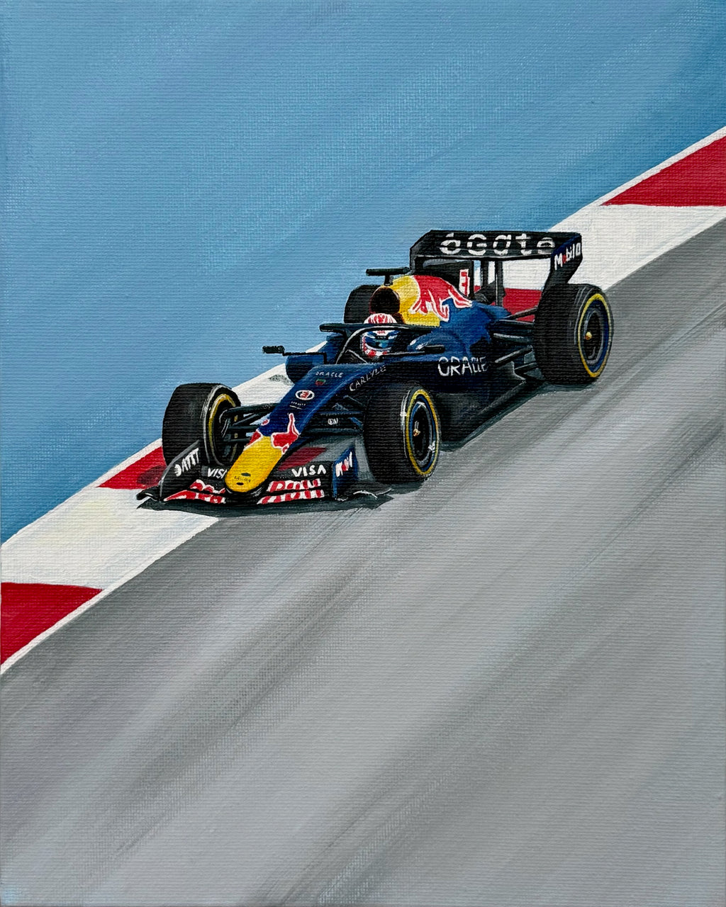 Max On Track | Original Painting